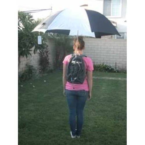 hands free umbrella backpack